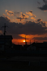 Naklejka premium 夕焼け