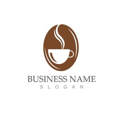 coffee bean icon vector