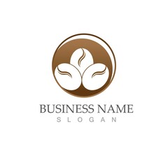 coffee bean icon vector