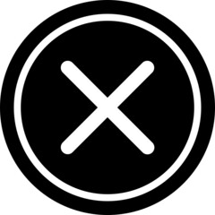 Obraz premium cancel icon