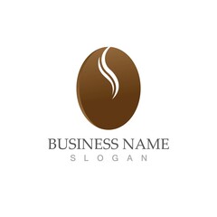 coffee bean icon vector