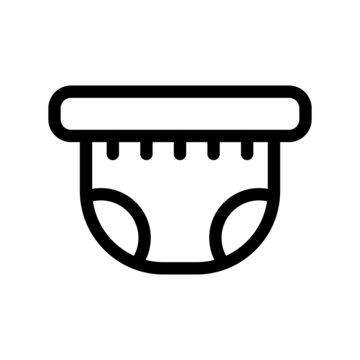 recommend clip art:  Diaper Outline Vector Icon Design