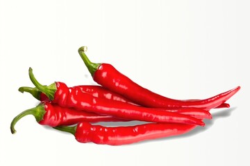 Red hot natural organic fresh chili pepper