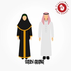 Set of alphabet "S" cartoon characters in traditional clothes.