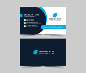 corporate Business card Template Design.
