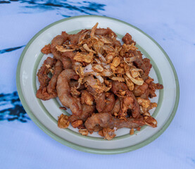 Thai Fried Pork with Garlic