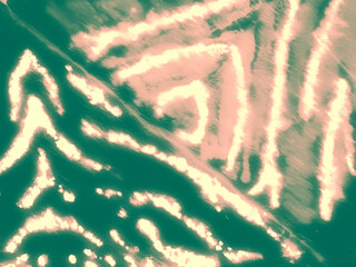 Oriental Patchwork.  Minimal Lime Backdrop.