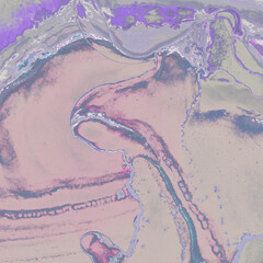 Fototapeta premium Wet Paper. Vibrant Violet Pattern. Violet Wet
