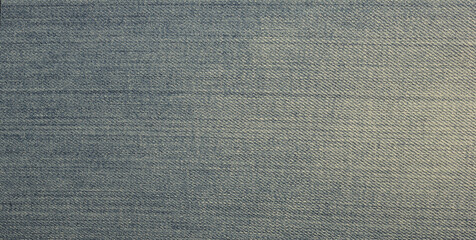 Blue denim fabric background. Denim fabric Top view photo for background Copy area and text area.