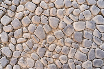 Background, floor set with stones - background, structure
