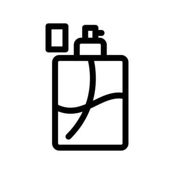 black perfume bottle icon clip art preview