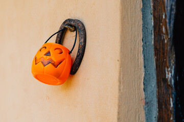 Plastic jack-o-lantern - Halloween decoration