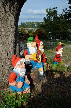 Zwerge # GLANZBILDER # MLP 849 Gartenzwerge Klassiker garden gnomes 