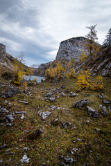 Der Lahngangsee im Ausserland, liegt sehr idylisch im Toten Gebirge