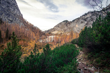 Der Lahngangsee im Ausserland, liegt sehr idylisch im Toten Gebirge
