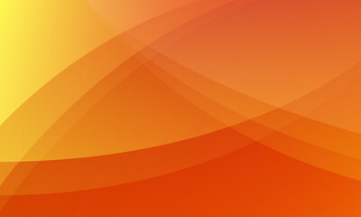 Abstract orange background. Fluid shapes composition. Vector illustration