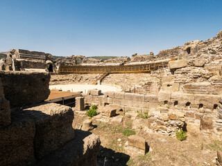 Ruins of the ancient Roman city Baelo Claudia en Bolonia, Tarifa, Andalusia, Spain