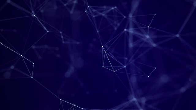 Cyber network connection structure. Technology connect big data. Science background. Business futuristic backdrop. 3D rendering.