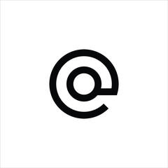 E mail icon. Username sign. mailing symbol vector