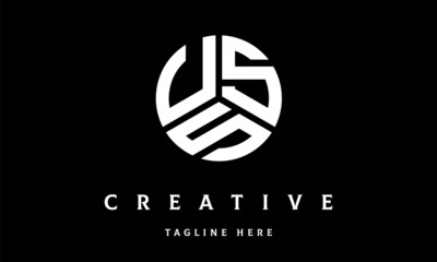 USS circle three letter logo