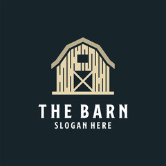 Barn Logo Concept Template Vector. Farmhouse, warehouse logo vector illustration design © i.d99d
