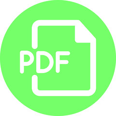 Pdf File Isolated Vector icon which can easily modify or edit

