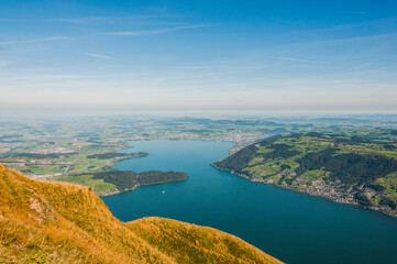 Rigi, Zugersee, Zug, Bergbahnen, Wanderweg, Zugerberg, Aussichtspunkt, Walchwil, Immensee,
Cham, Zentralschweiz, Alpen, Sommer, Schweiz