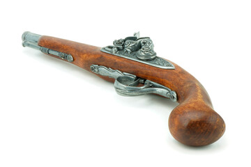 Isolated photo of an old gun