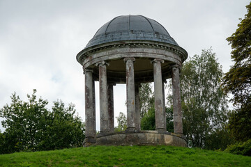 old folly in an English country garden