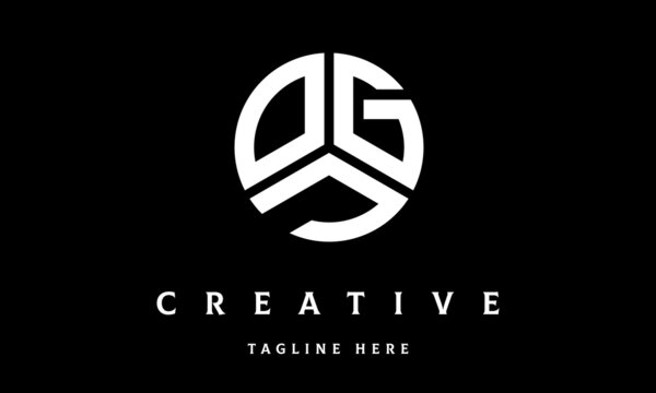 OGJ circle three letter logo