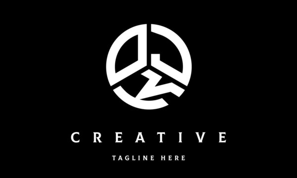 OJK circle three letter logo