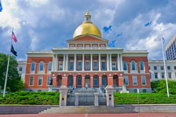 Massachusetts State House in Boston. MA. USA