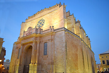 Catedral de Santa María de Ciutadella en Menorca España