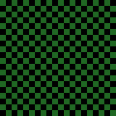 Gingham pattern plaid vector backgrounds. Simple Vichy tartan in black and green for tablecloth, picnic blanket, gift paper, flannel shirt, scrapbook print.