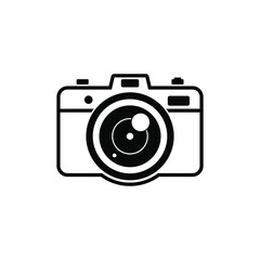 Photo camera icon isolated on white background, Photo camera simple sign, Photo camera design vector illustrations, Trendy and modern photo camera symbol for icons, templates, logo, websites, apps, 