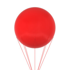 Inflatable sky advertising balloon