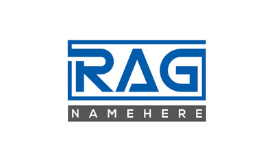 RAG creative three letters logo