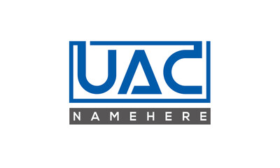 UAC creative three letters logo