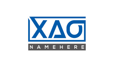 XAO creative three letters logo