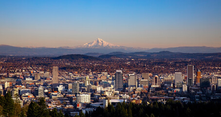 Mount Hood Over Portland