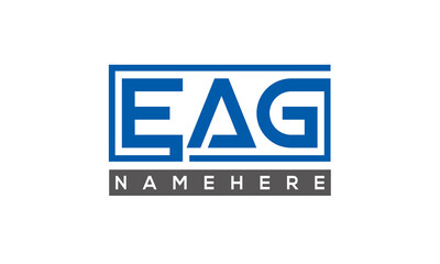 EAG creative three letters logo