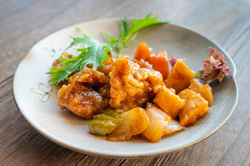 中華料理　酢豚