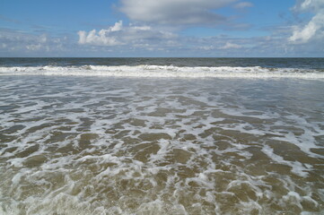 The picturesque North Sea in Germany	