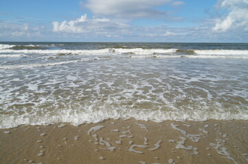 Picturesque Baltrum Island in the North Sea in Germany