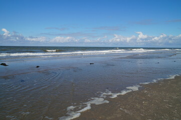 The picturesque Norderney island in North Sea in Germany