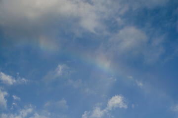 blue sky with clouds