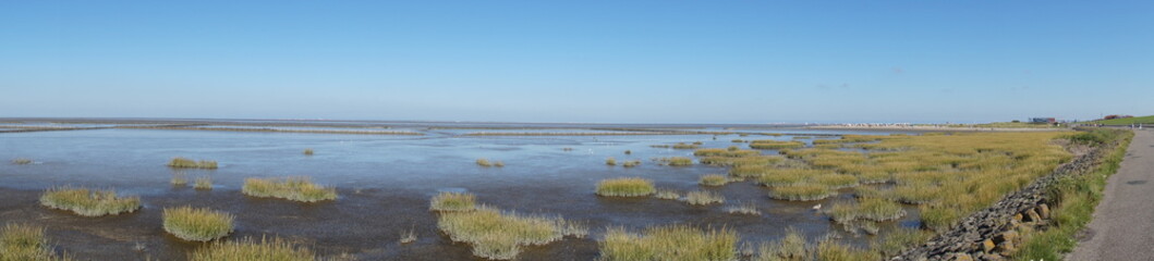 The picturesque North Sea in Germany