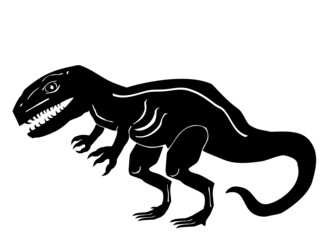 Fototapeta premium Tyrannosaurus T-Rex Dinosaur HD Vector Illustration