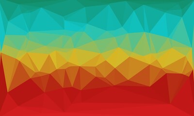 vibrant minimal multicolored polygonal background