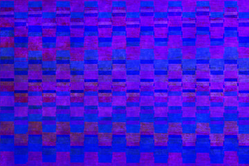 青と紫の四角いモザイク模様